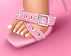 Zoey Pink Heels