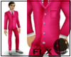 pink trend mens suit