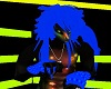 -x- neon furry hair