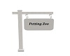 Petting Zoo Wooden Sign