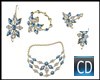 Jewelery set Blue Cari