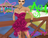 [A94] party dress /pink