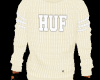 HUF Cream Knitted Sweate