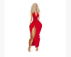 RED RBX GOWN
