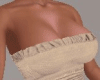 Beige Frilly Dress