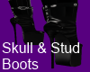Skull & Stud Corset Boot
