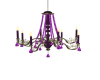 Dark Purple Chandelier
