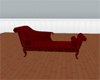 Elegant Red Chaise
