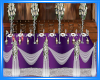 Purple Wed Head Table