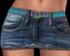 RL BoHo Denim Mini Skirt