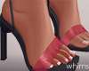 Cami Heels Crimson