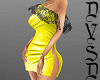 OffShoulder Yellow Dress