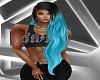 LIANNE Turquoise on Blac