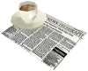 Newspaper and Coffee