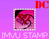 Love heart stamp