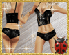 DZG~PVC Shortsuit Black
