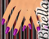 Pompay Purple Nails