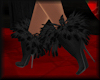 Black Bird Feather Shoes