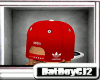 [CJ]Red&White  Hat