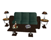 Green Leather Sofa
