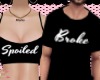Broke- Couple Shirt M