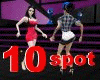 10 dance spot invisible
