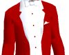RED TUX WITH WHITE SHIRT