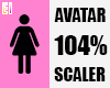 Avatar Scaler 104%
