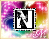 Letter N Stamp