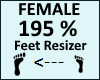 Feet Scaler 195%