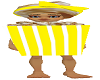 popcorn costume yellow