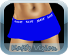 [KV] Blue rave skirt