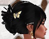 wedding hair w/butterfly