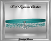 Teal Tropical Choker