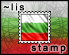 BG flag stamp
