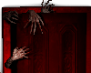 Red horror door