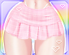 🌙 Plaid Skirt Pink