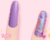 🦋 Purple nails