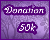 E. Donation Sticker 50k