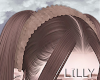 hair band beige camel