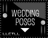 Wedding Pose Sign *White