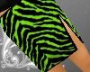 Slit Skirt [green zebra]