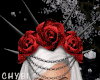 C~Red Bones&Roses Crown