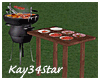 Outdoor BBQ Grill Poses