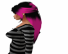 Natalie Black& Pink Hair