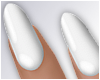 -A- White Oval Nails
