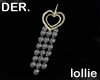 xo}Dolce heart earrings