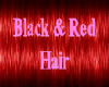 Black & red hair