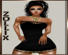 Sassy Blk & Gold