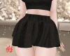 梅 Baddie black skirt